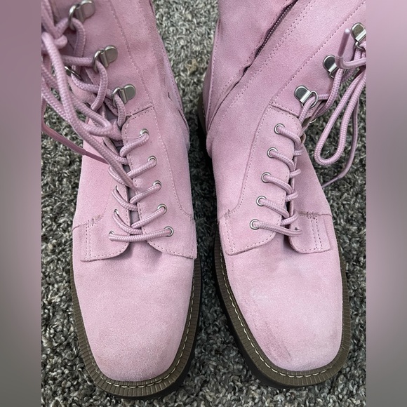 Sam Edelman Lue Lace-Up Combat Booties - Picture 5 of 9